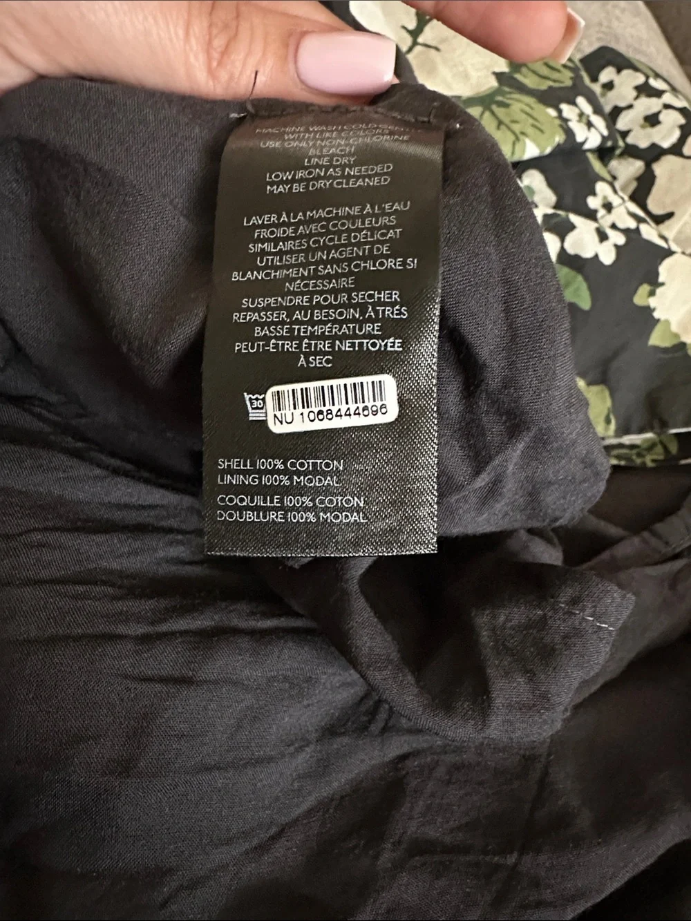 Anthropologie Maeve The Tommie Cap-Sleeve Smocked Front-Zip Shirt Dress - Picture 6 of 8